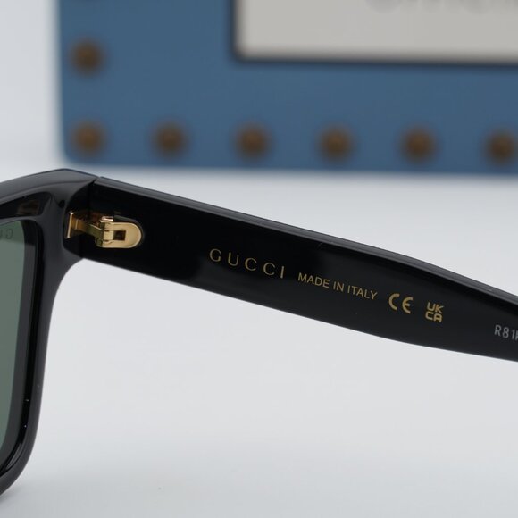 Gucci GG1982S 001 Cat Eye Sunglasses - Black\\Grey main image 5